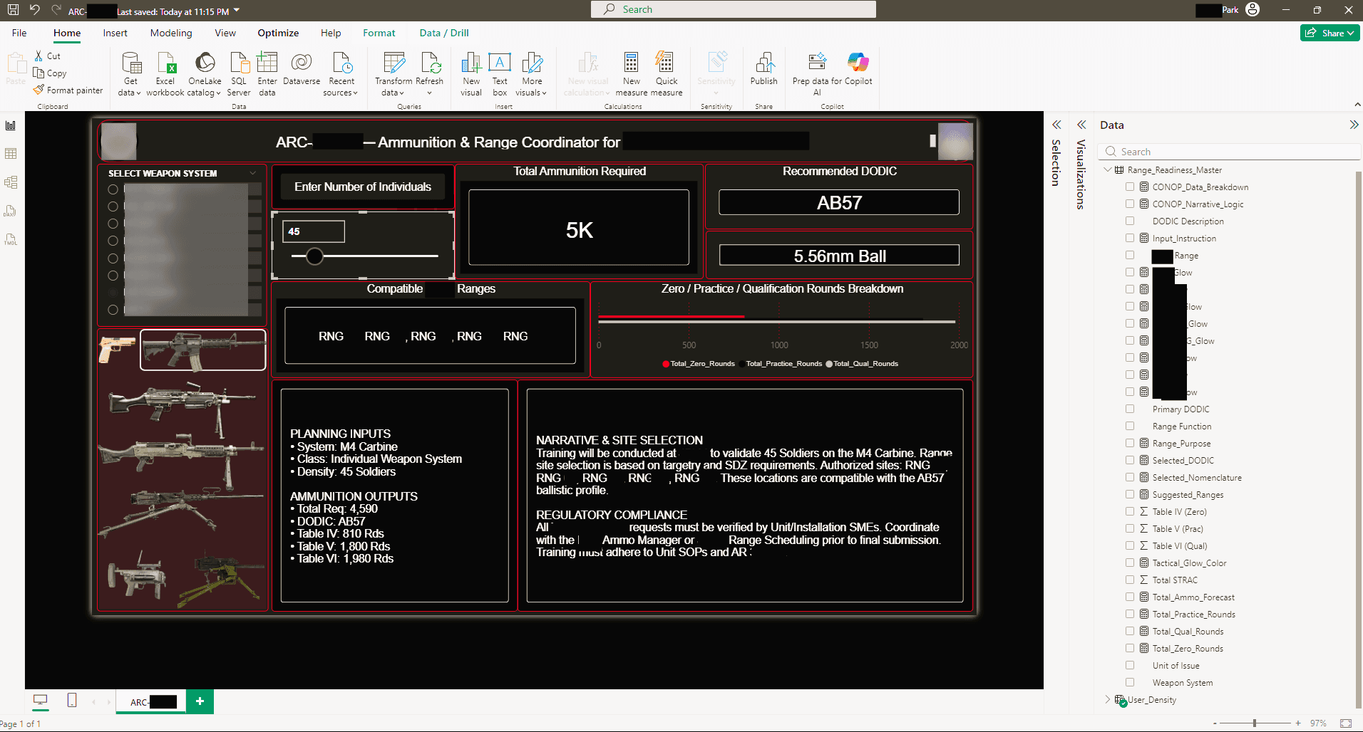 ARC: Ammunition & Range Coordinator
