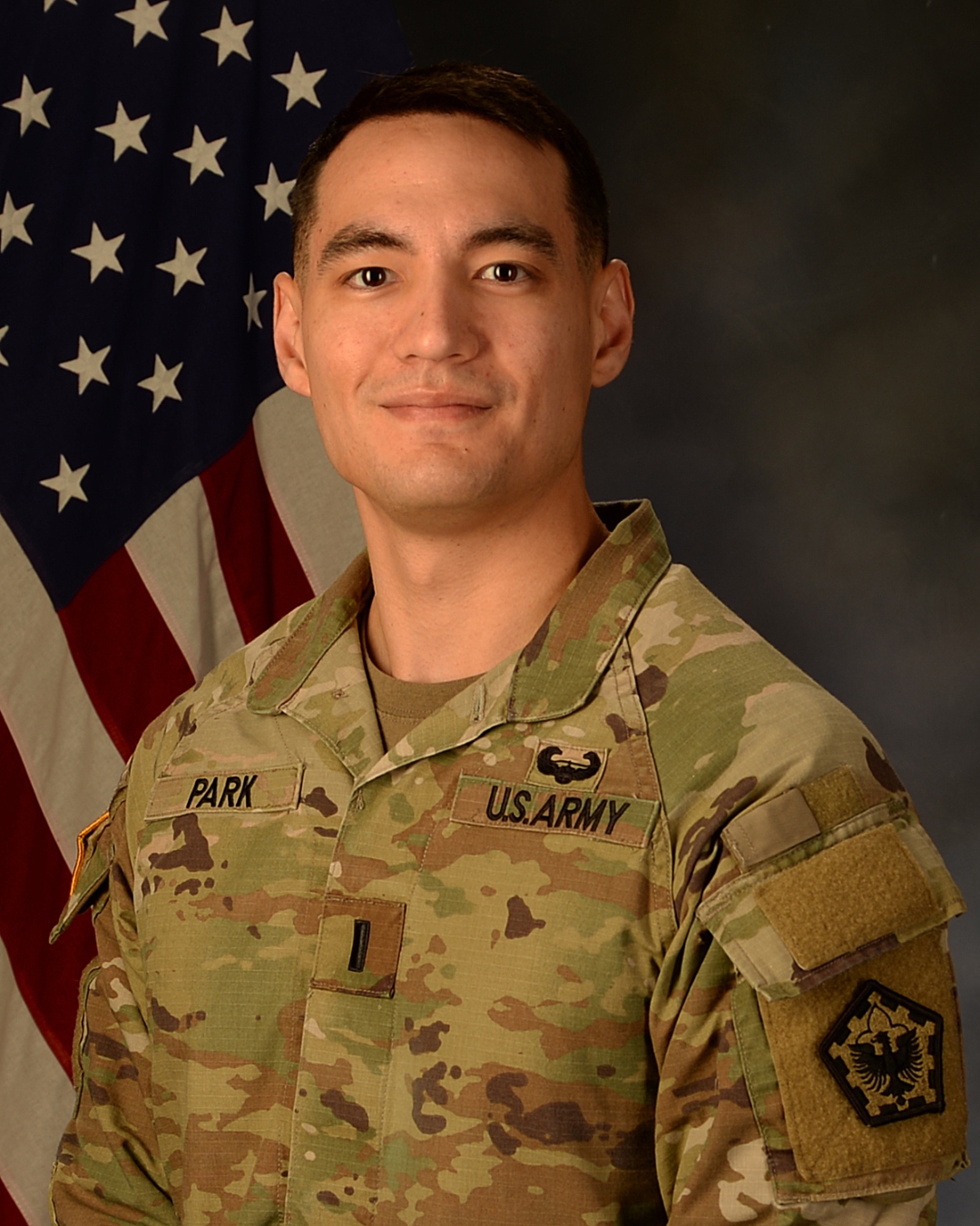 Lee Ambrose Park — Official Portrait in OCP uniform